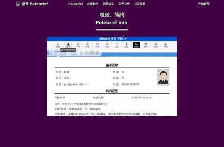 极简Polebrief