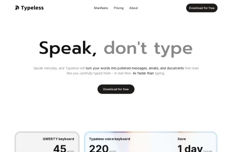 Typeless